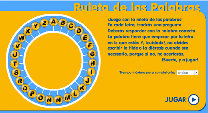 Imaxe da ruleta de letras